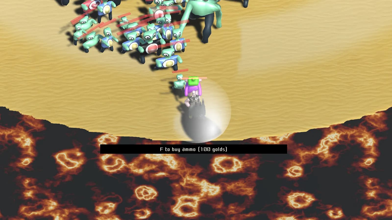 Attack of the alien thingies from lava! görsel 6