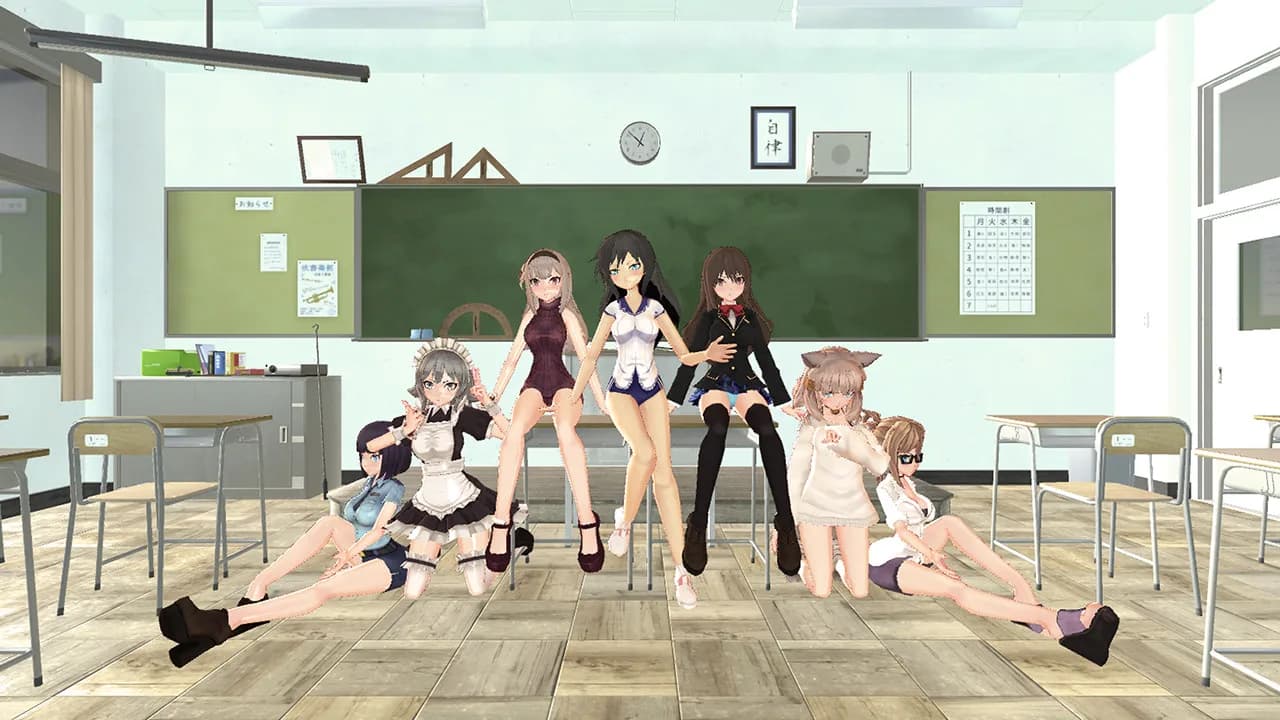 美少女格斗学院／Beautiful Girl Fight School görsel 2