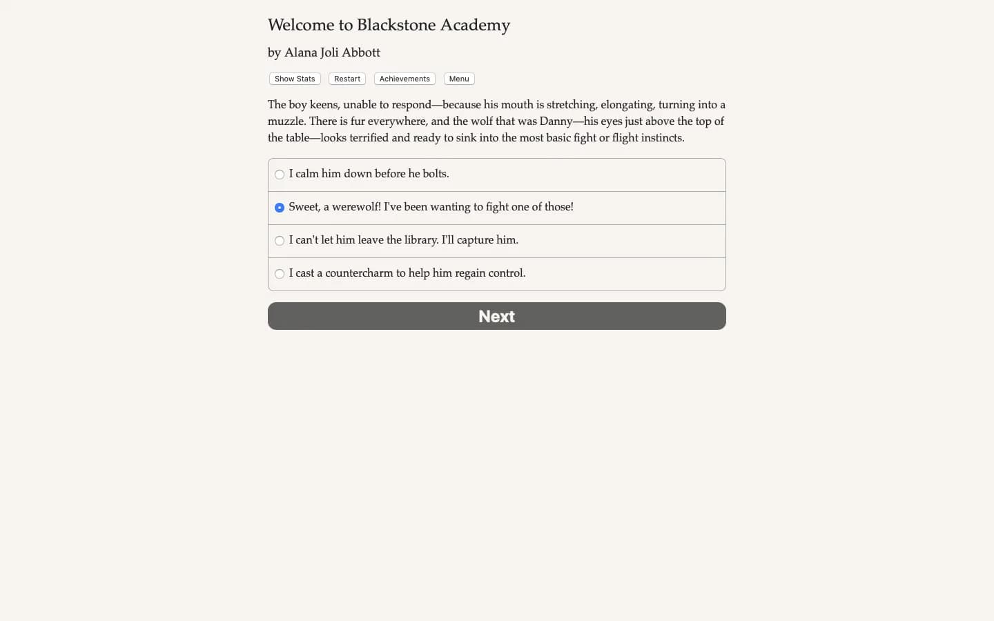 Blackstone Academy for the Magical Arts görsel 2