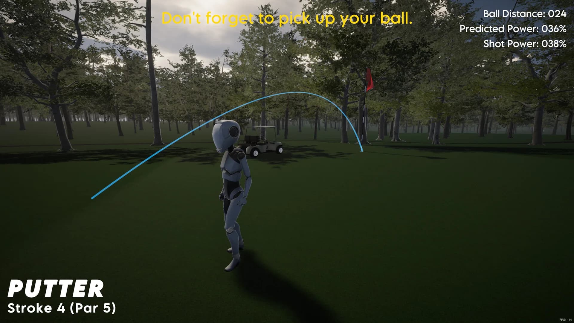 Physics Based Golf görsel 7