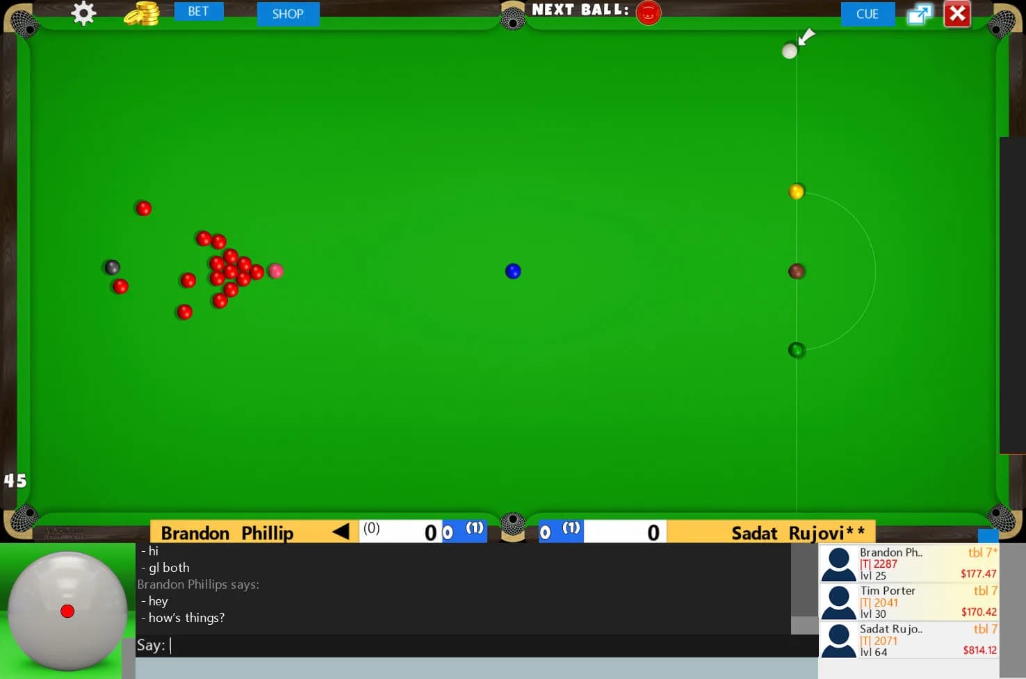 Flash Snooker Game görsel 2