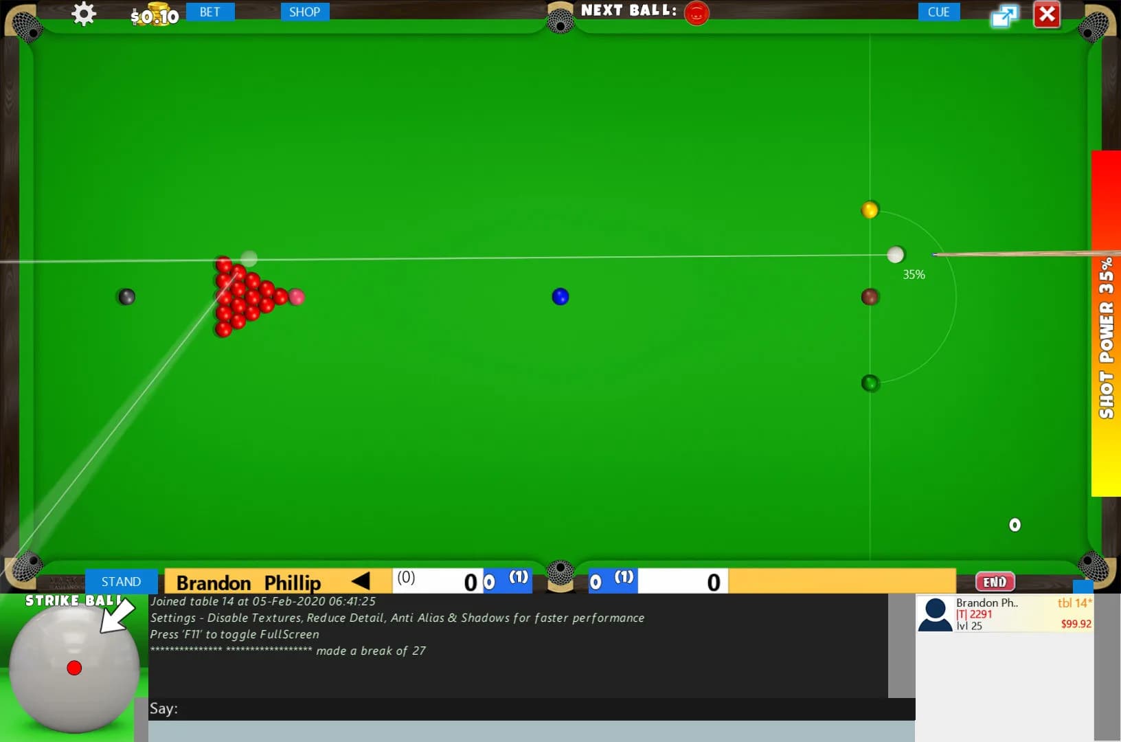 Flash Snooker Game görsel 4