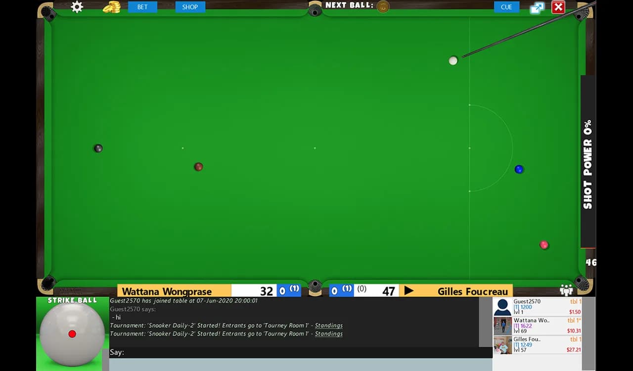 Flash Snooker Game görsel 5