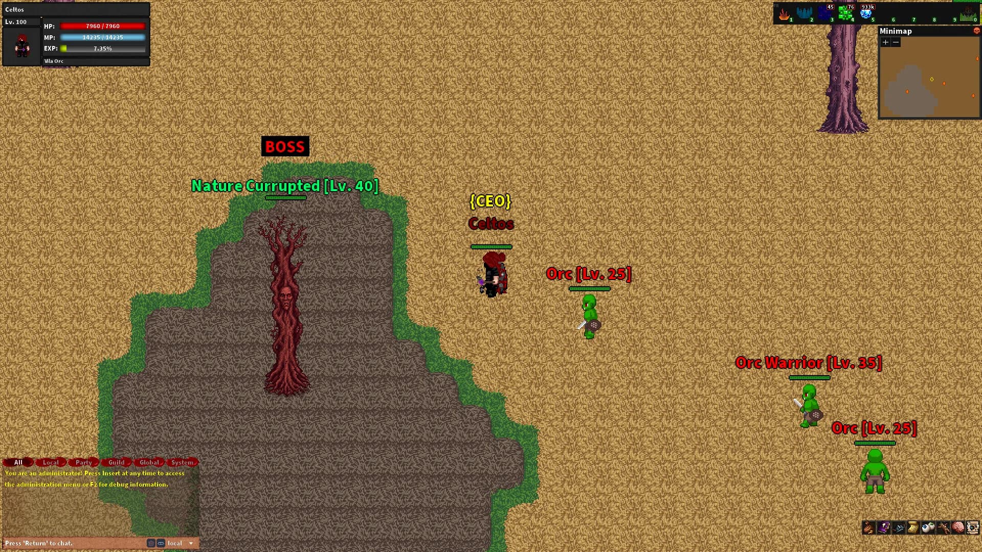 Rebornia - MMORPG 2D görsel 2