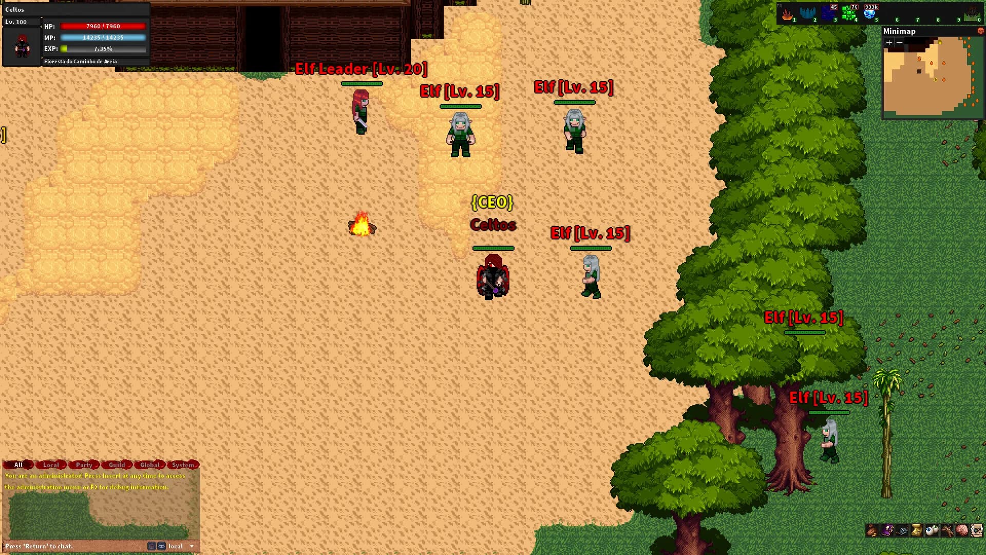 Rebornia - MMORPG 2D görsel 3
