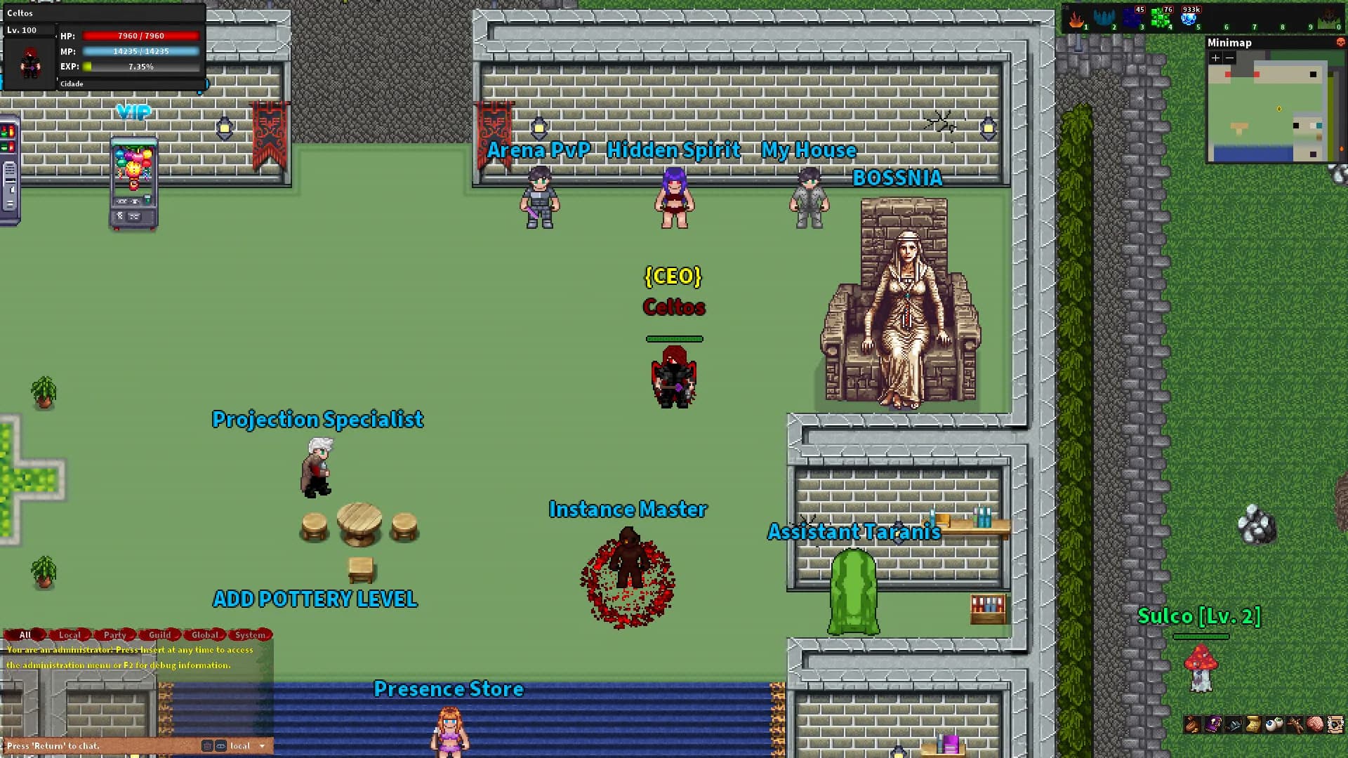 Rebornia - MMORPG 2D görsel 5