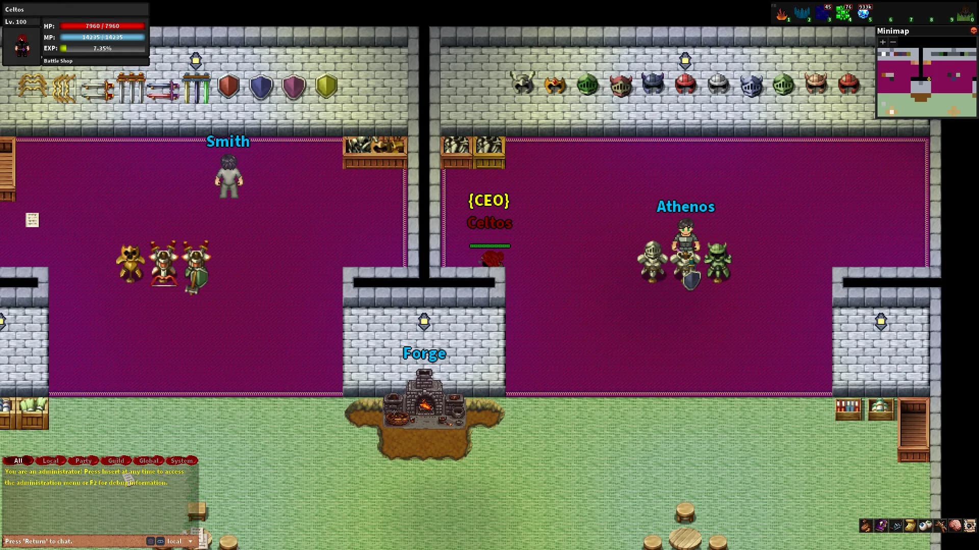 Rebornia - MMORPG 2D görsel 8