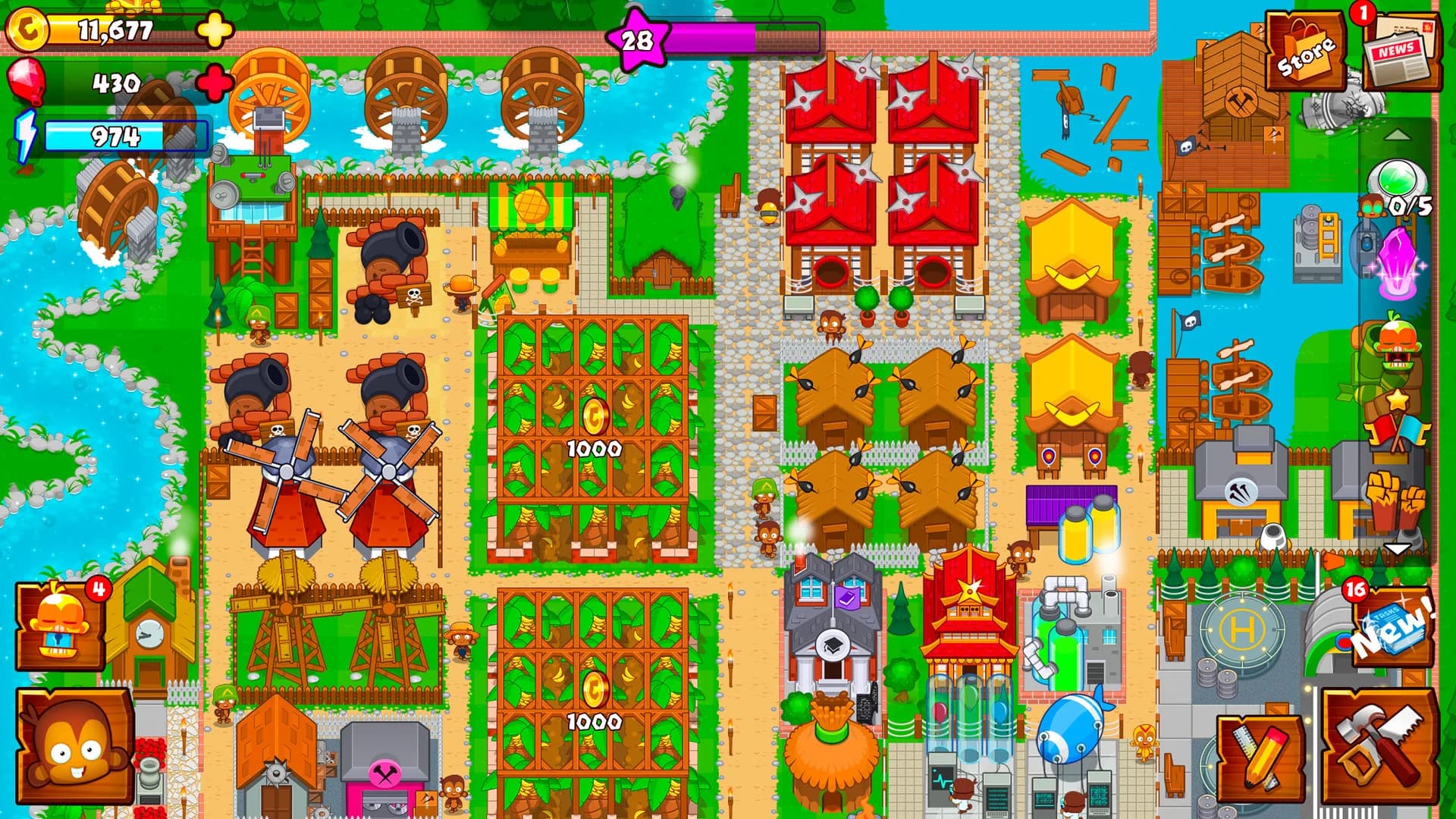 Bloons Monkey City görsel 3