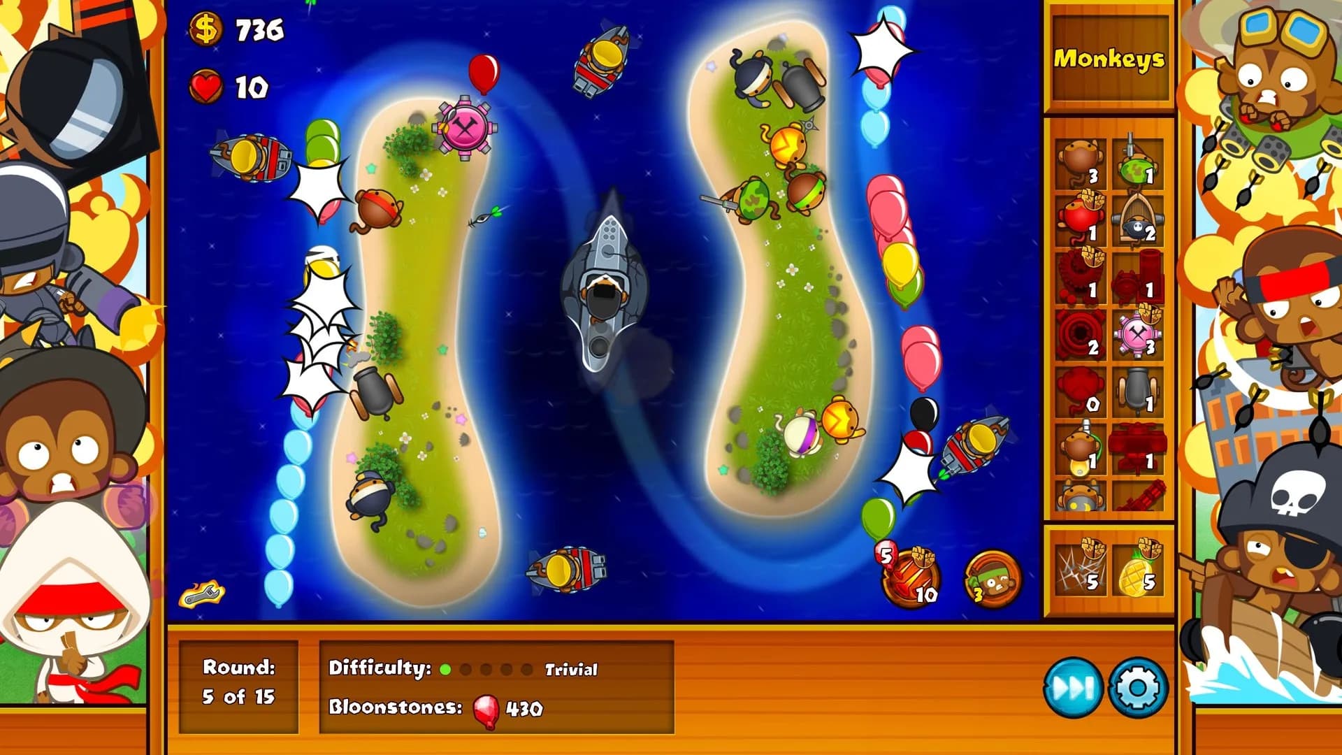 Bloons Monkey City görsel 4