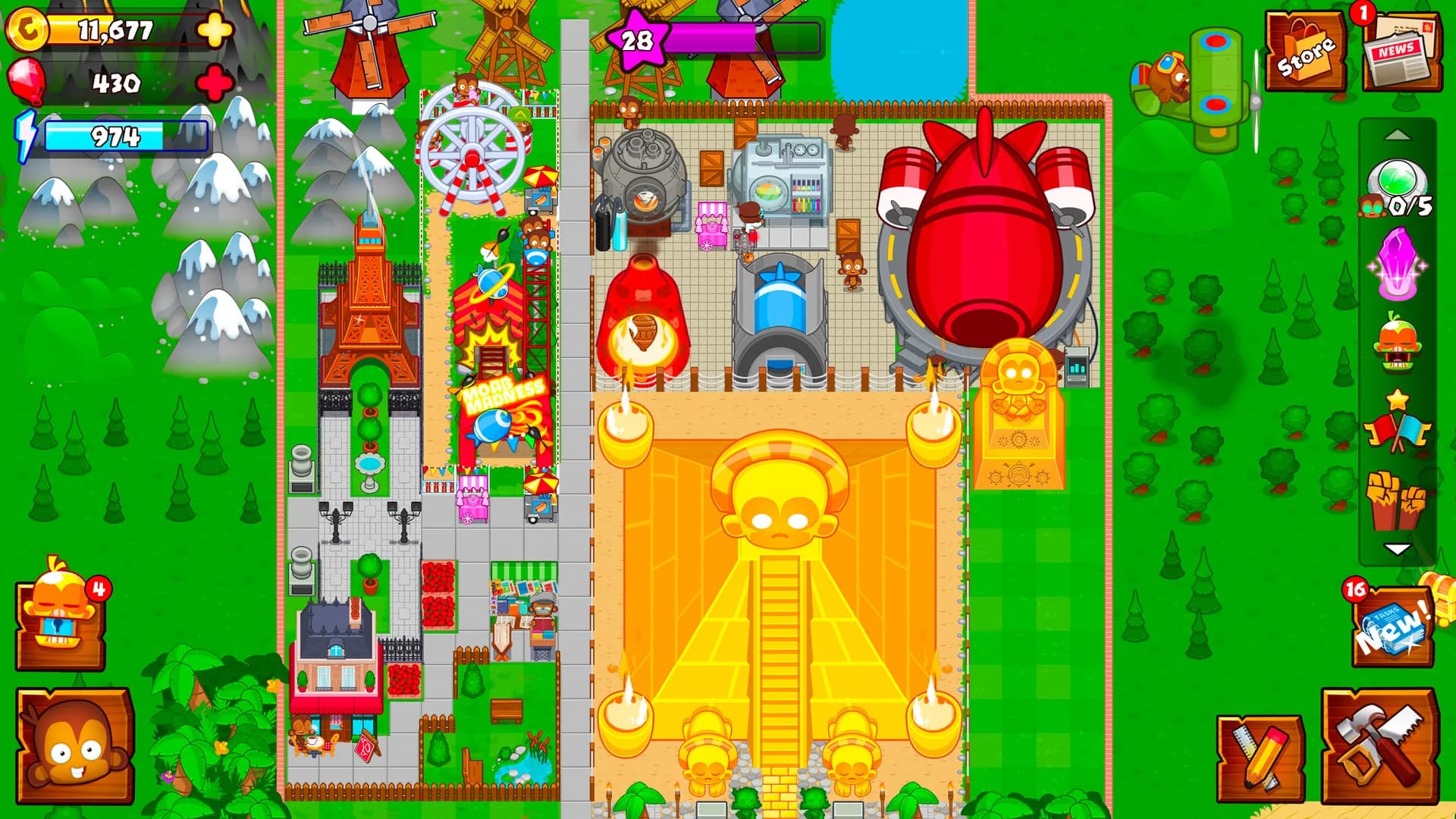 Bloons Monkey City görsel 5