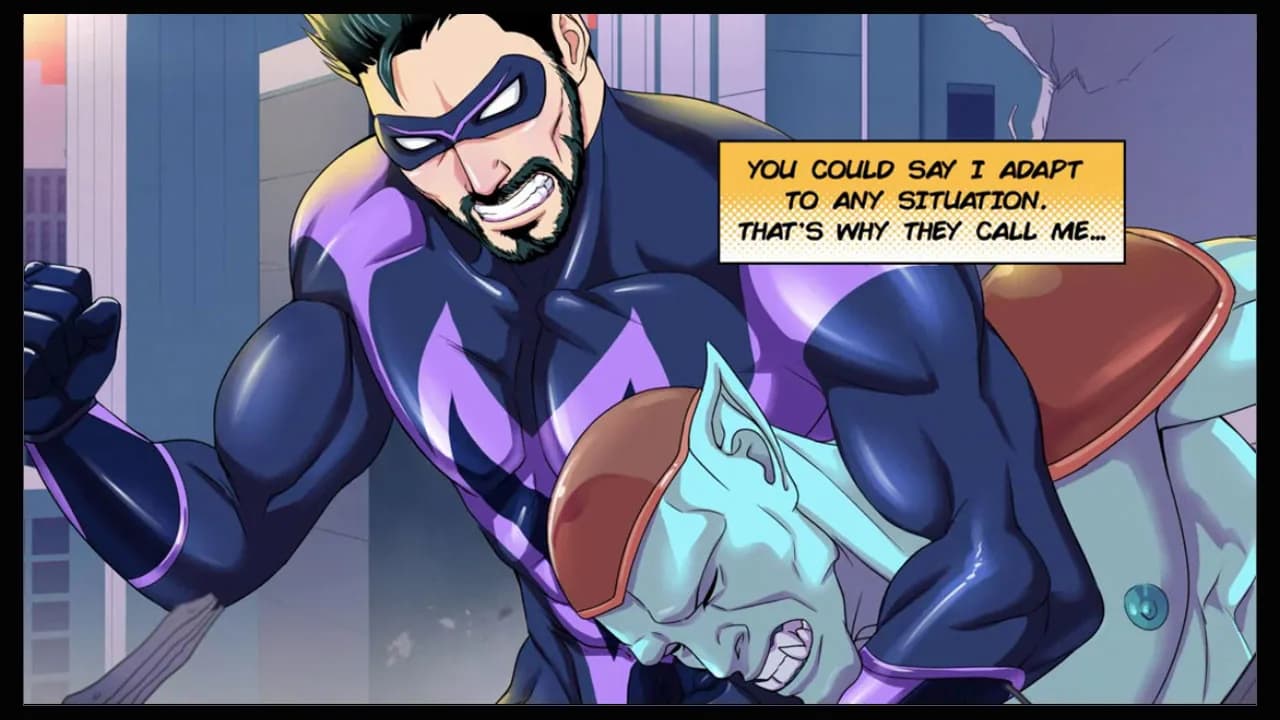 Mister Versatile: A Gay Superhero Visual Novel görsel 4