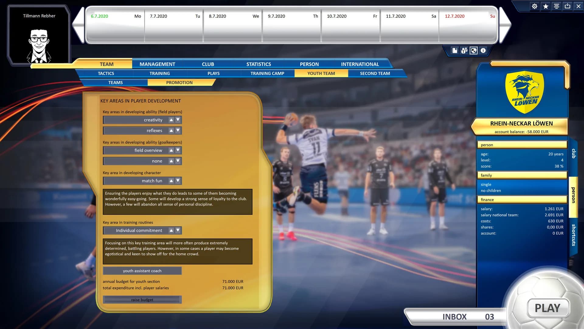 Handball Manager 2021 görsel 13