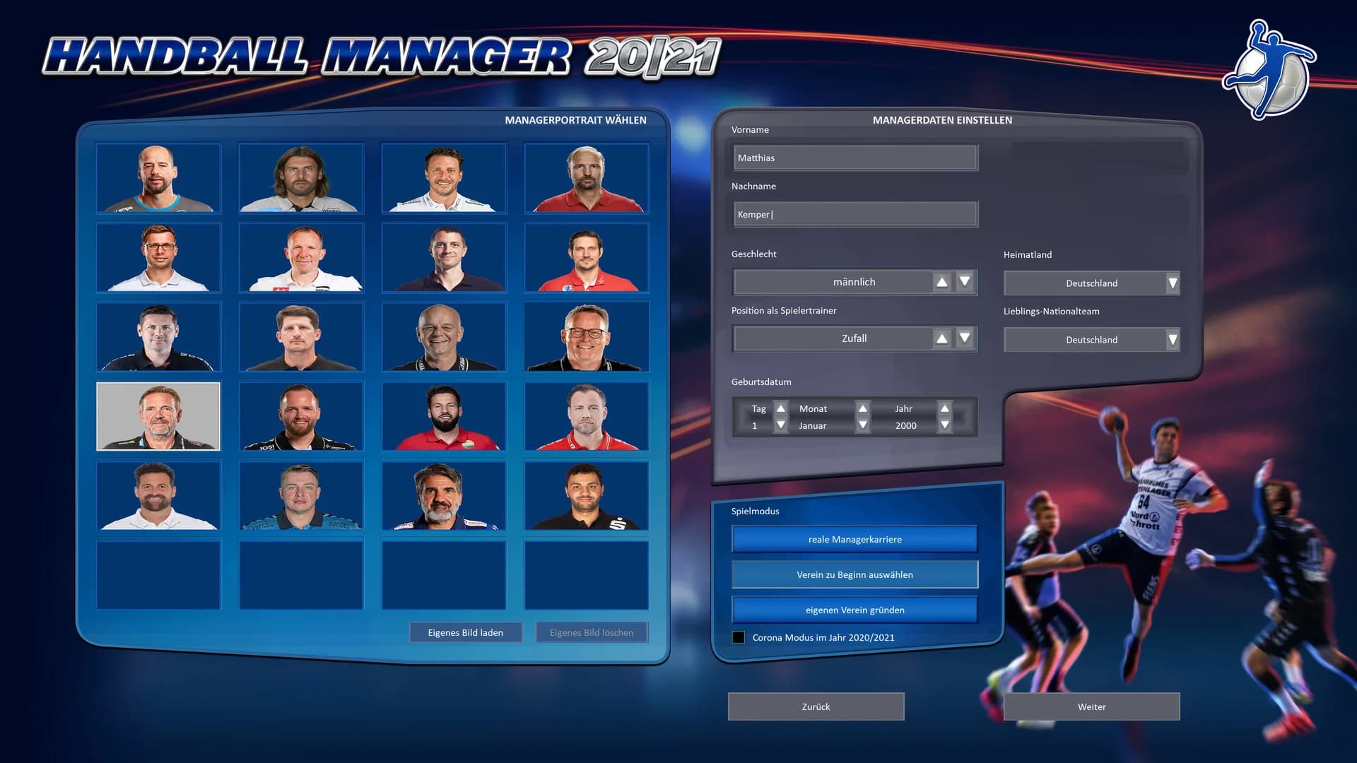 Handball Manager 2021 görsel 16