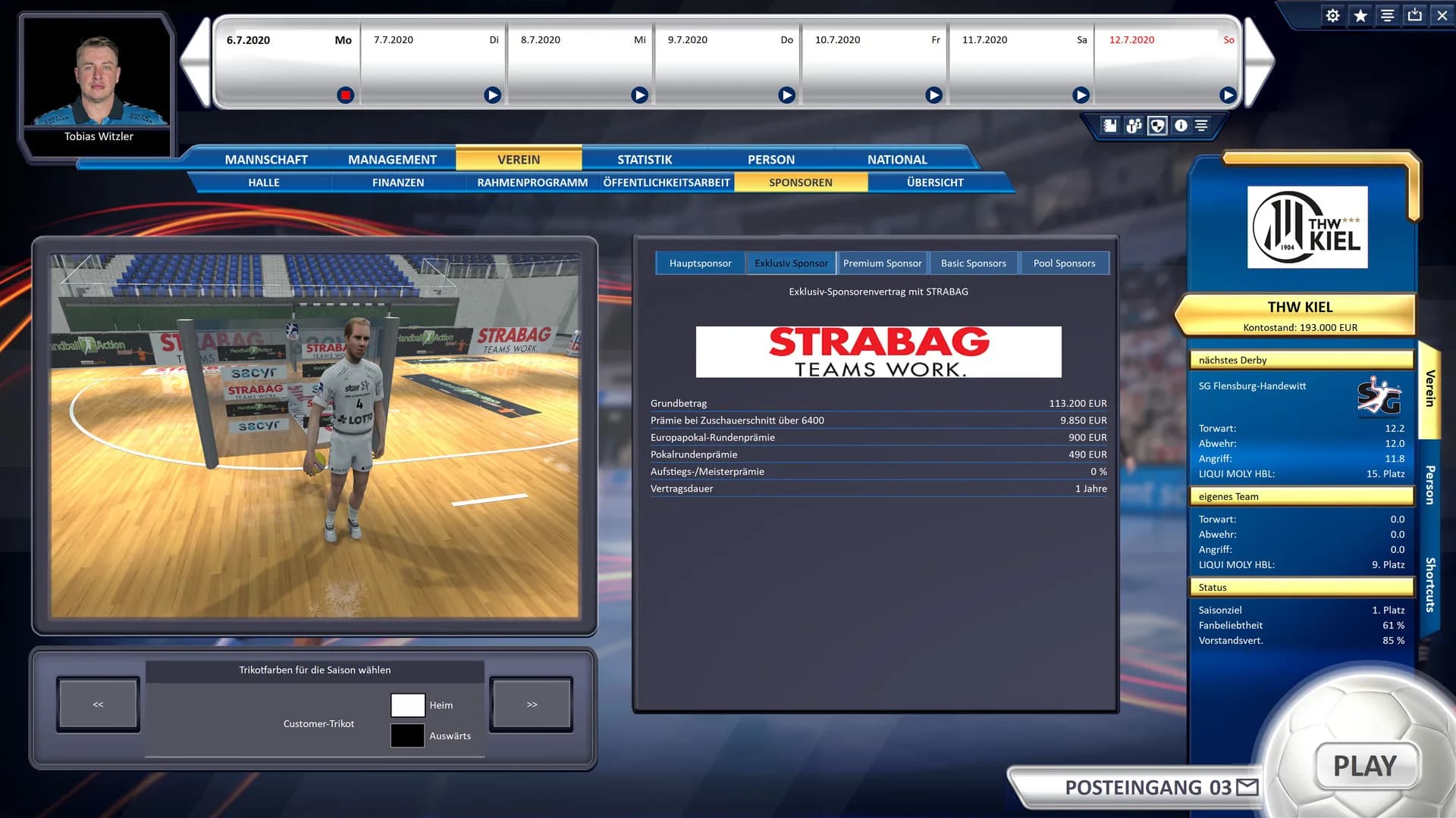 Handball Manager 2021 görsel 4