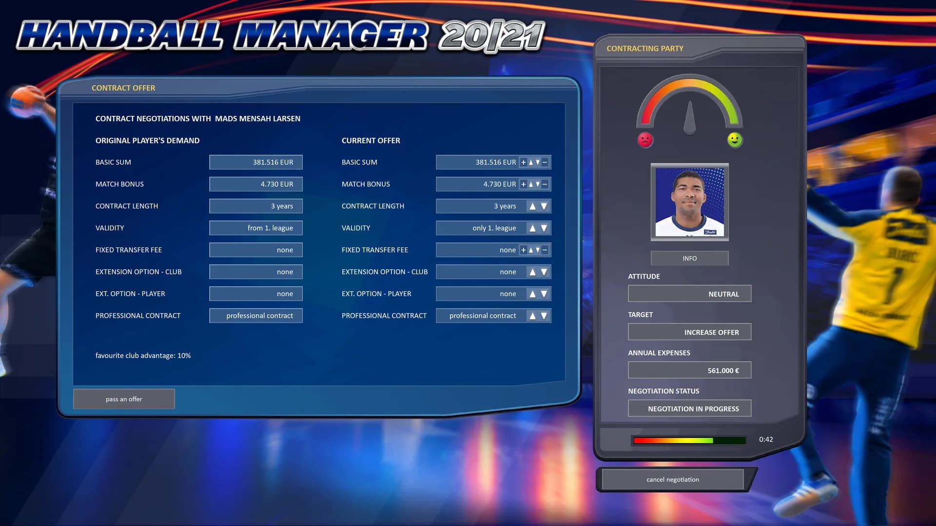 Handball Manager 2021 görsel 8
