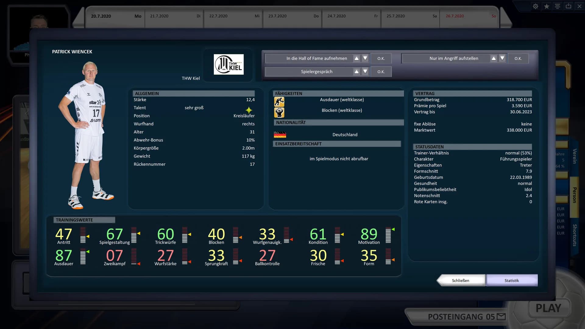 Handball Manager 2021 görsel 10