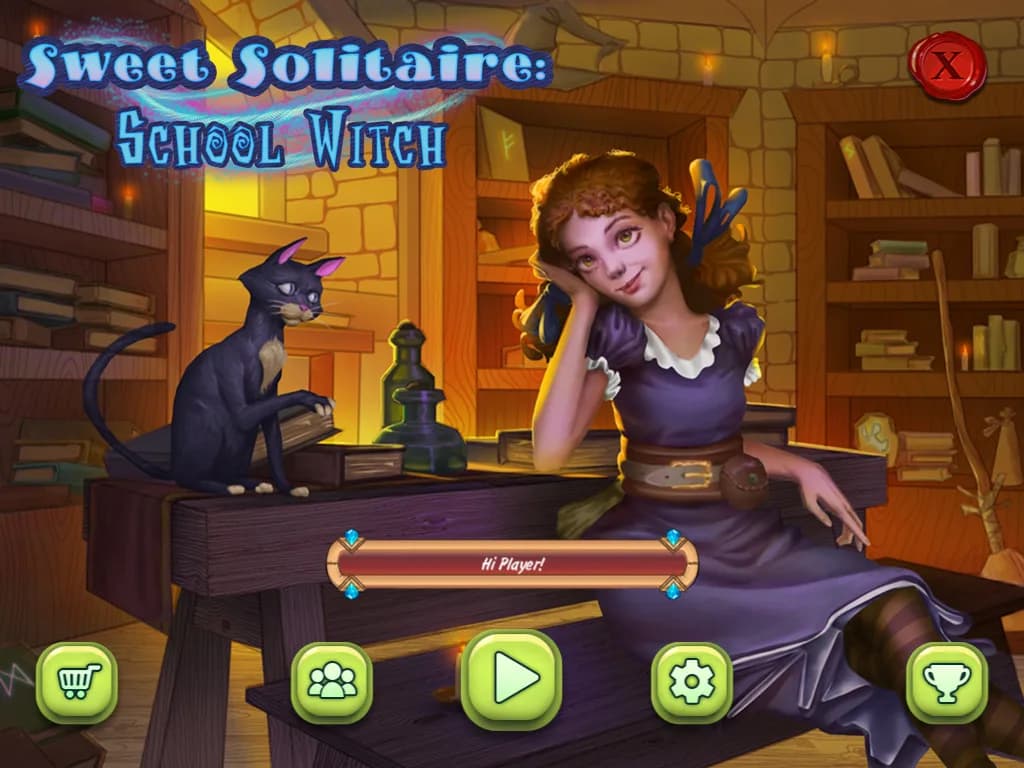Sweet Solitaire: School Witch görsel 2