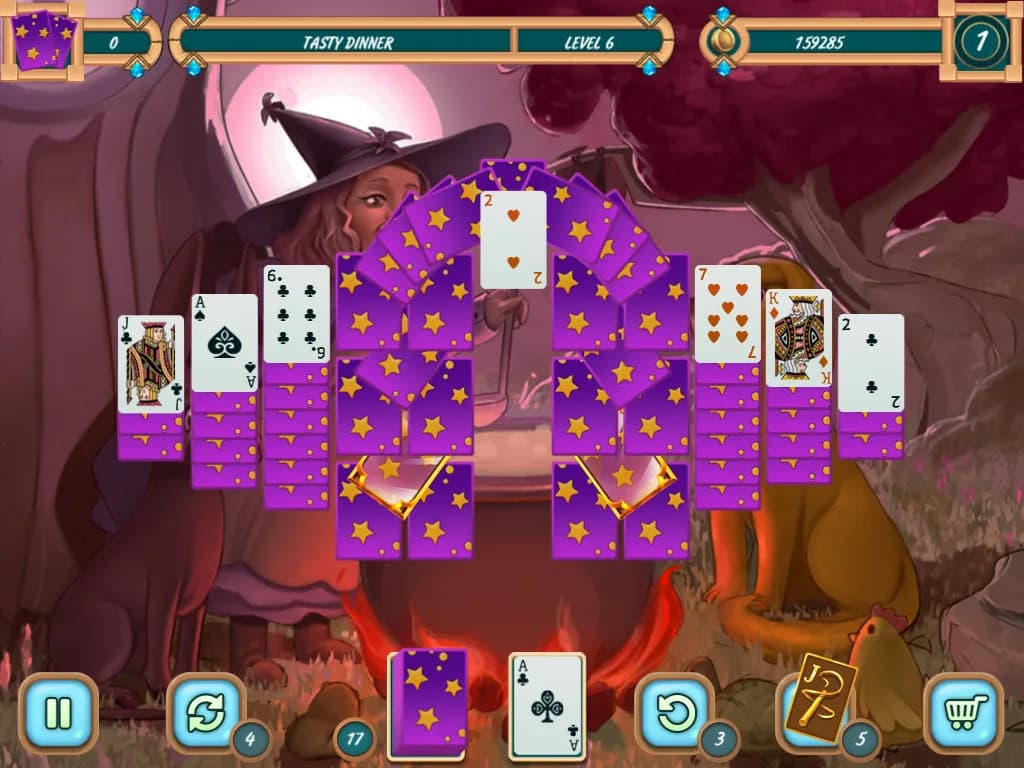 Sweet Solitaire: School Witch görsel 5
