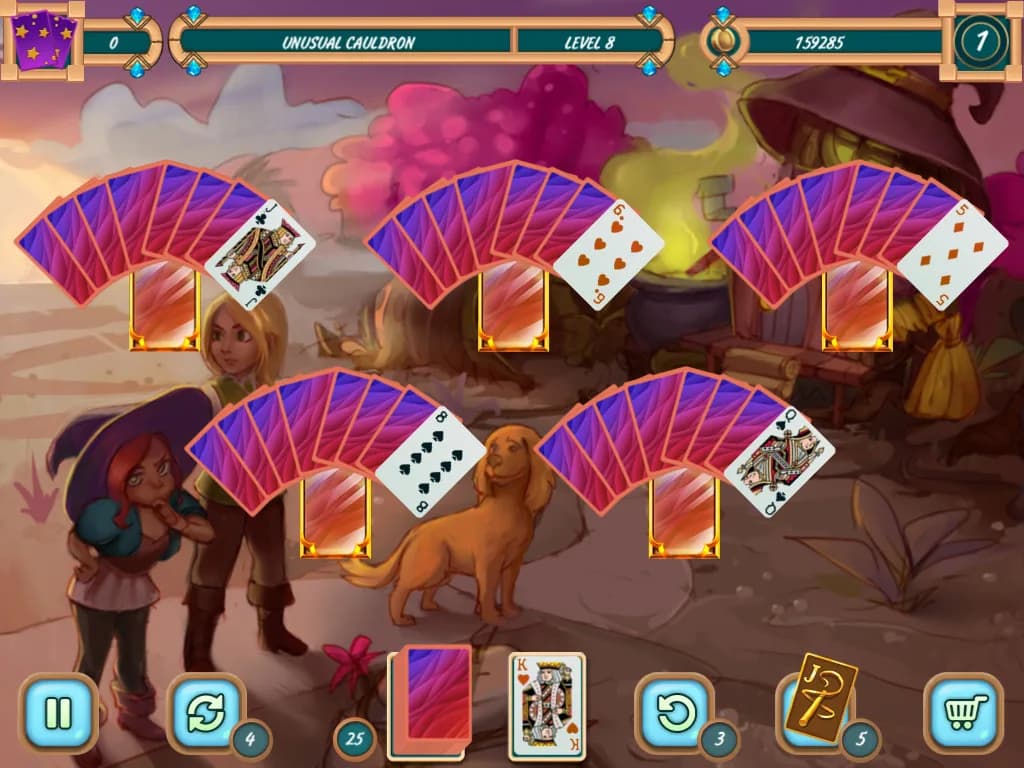 Sweet Solitaire: School Witch görsel 8