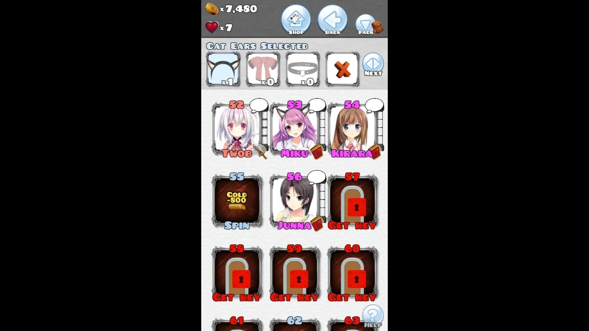 99 Anime Girls görsel 3