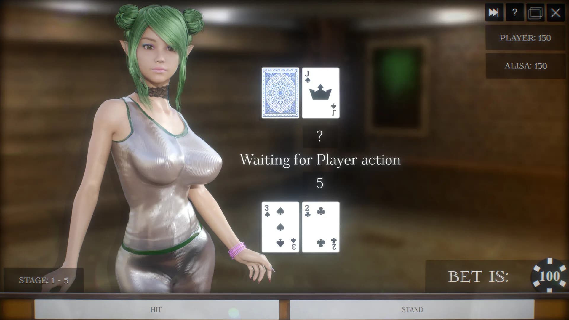 3D Hentai Blackjack görsel 4