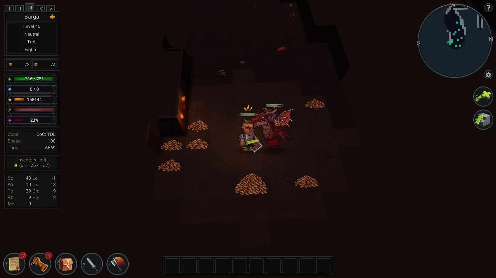 Ultimate ADOM - Caverns of Chaos görsel 15