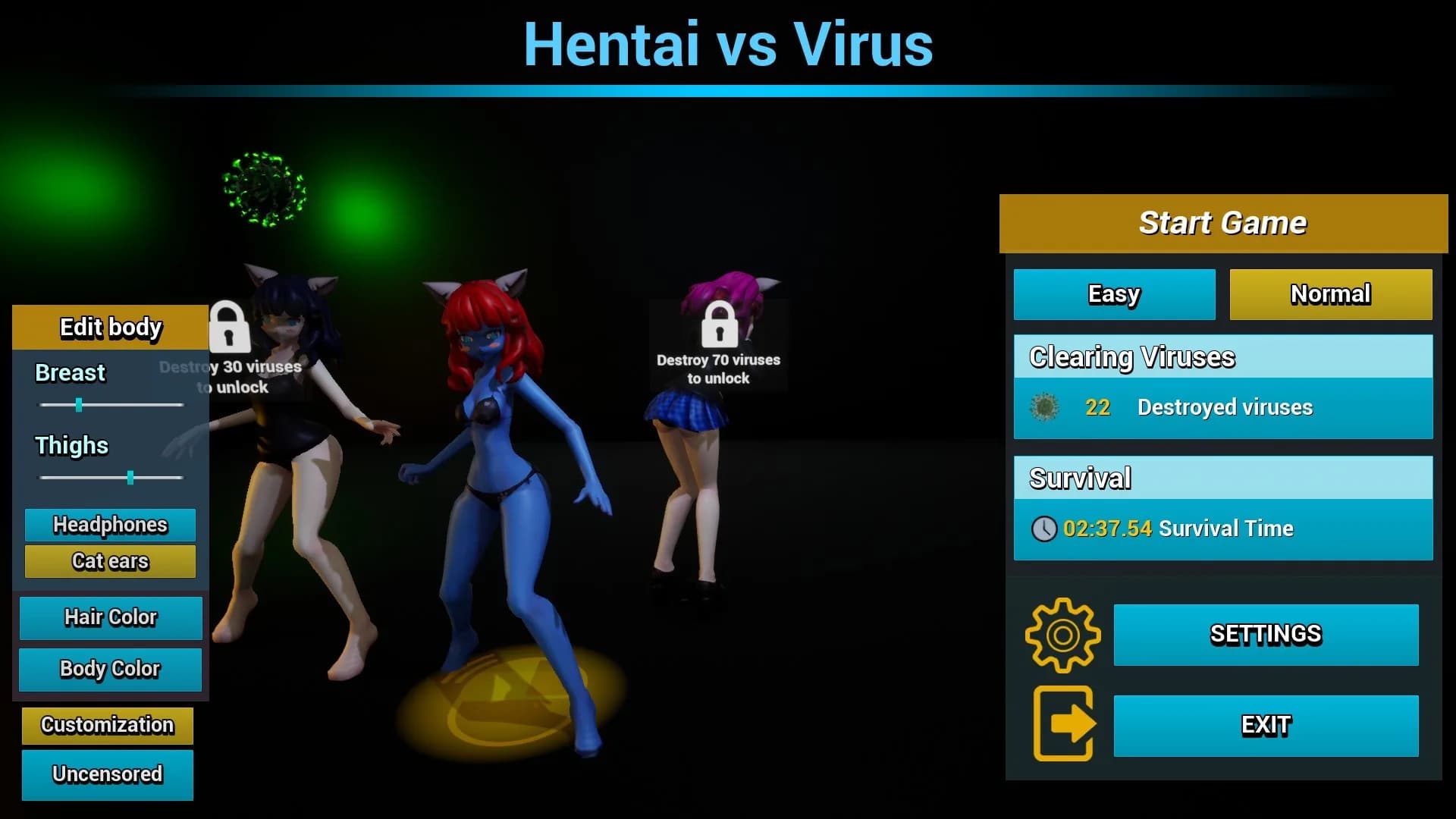 Hentai vs Virus: I Am Waifu görsel 4