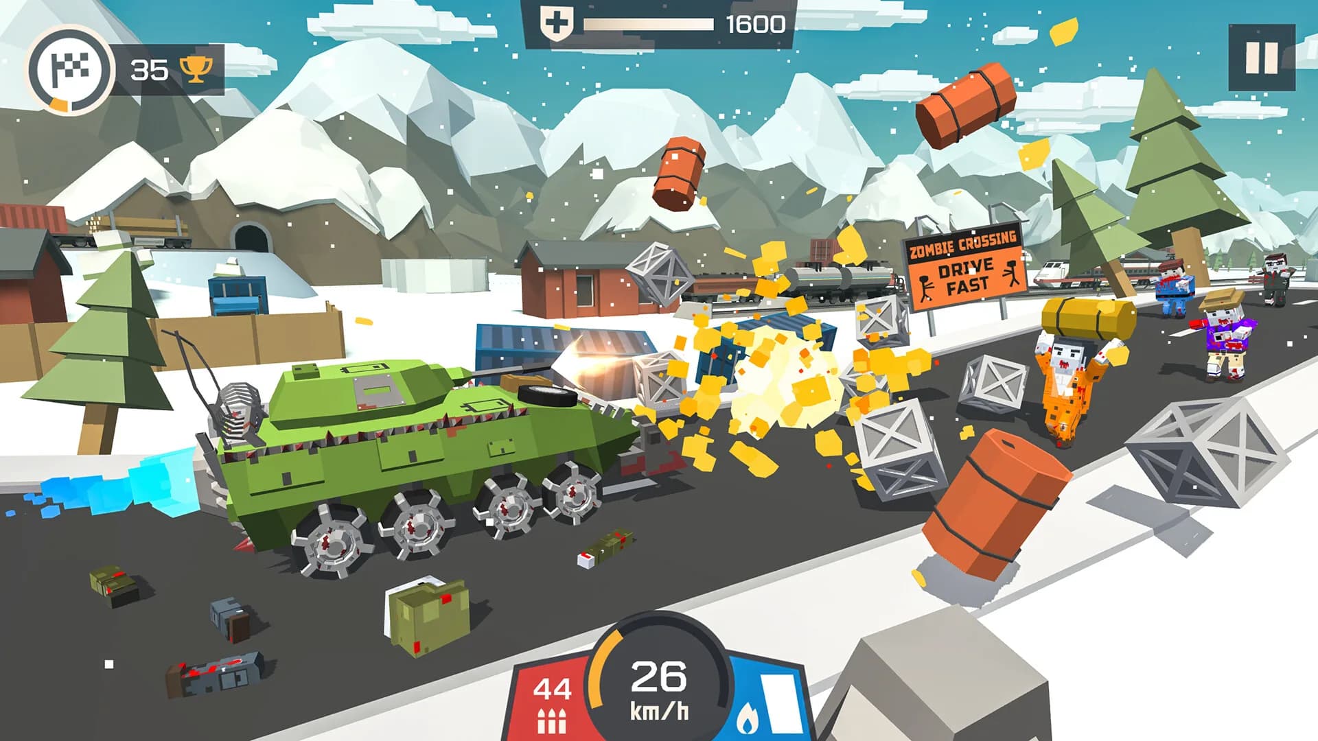 Zombie Derby: Pixel Survival görsel 4