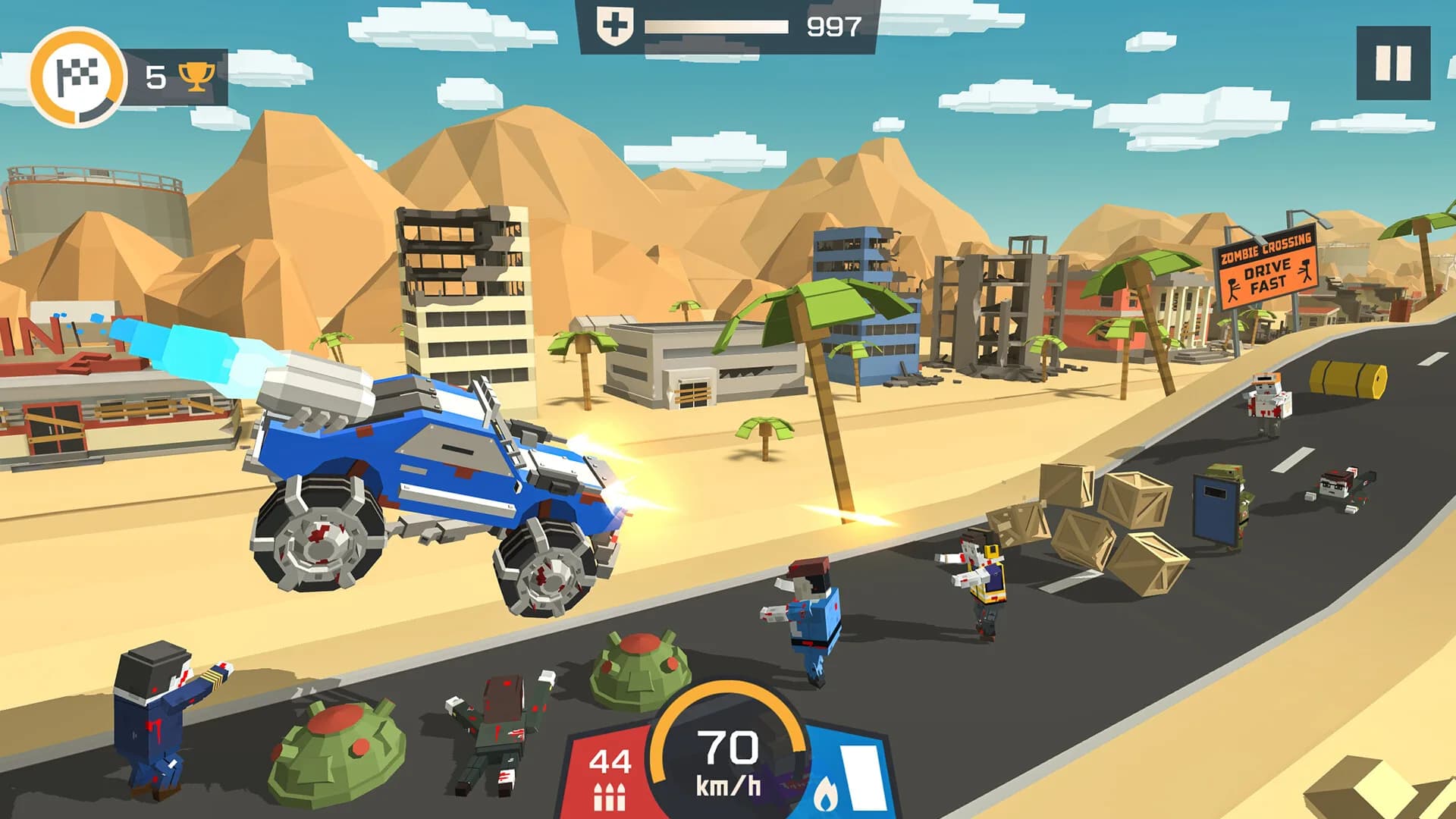 Zombie Derby: Pixel Survival görsel 5
