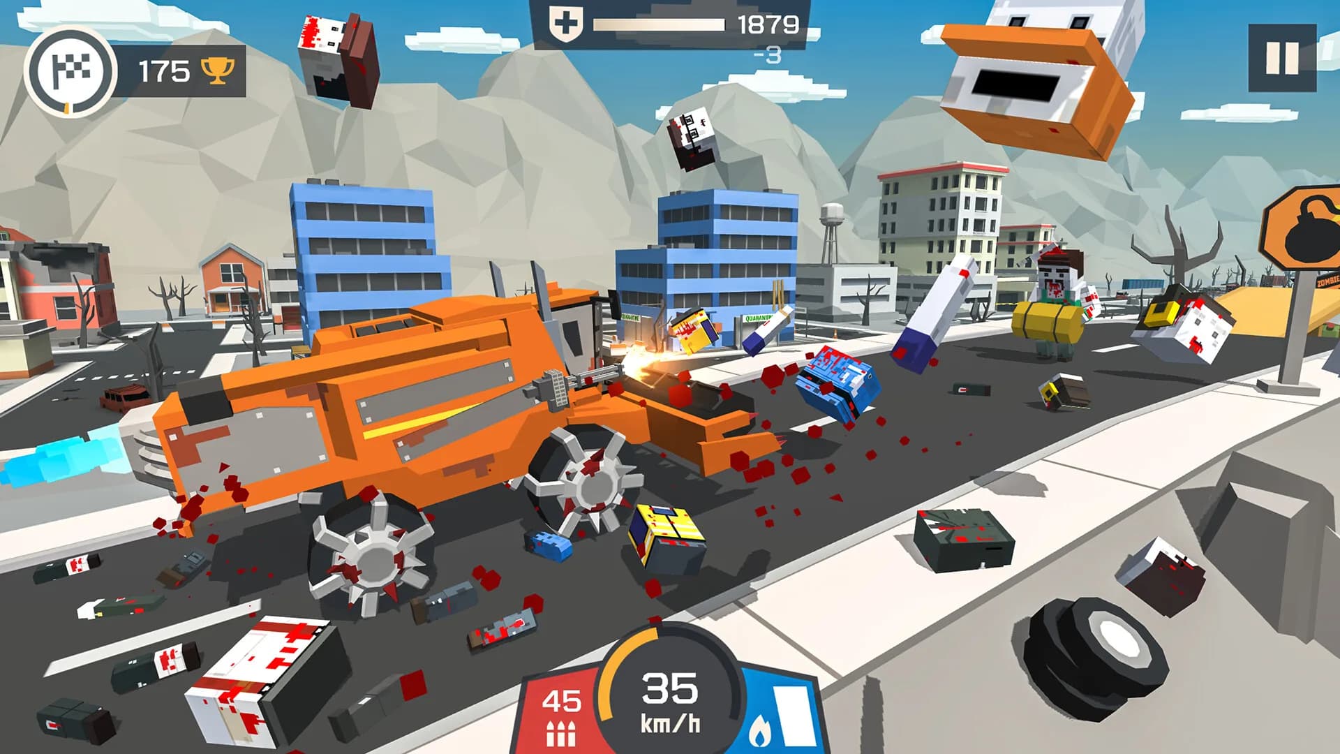Zombie Derby: Pixel Survival görsel 6