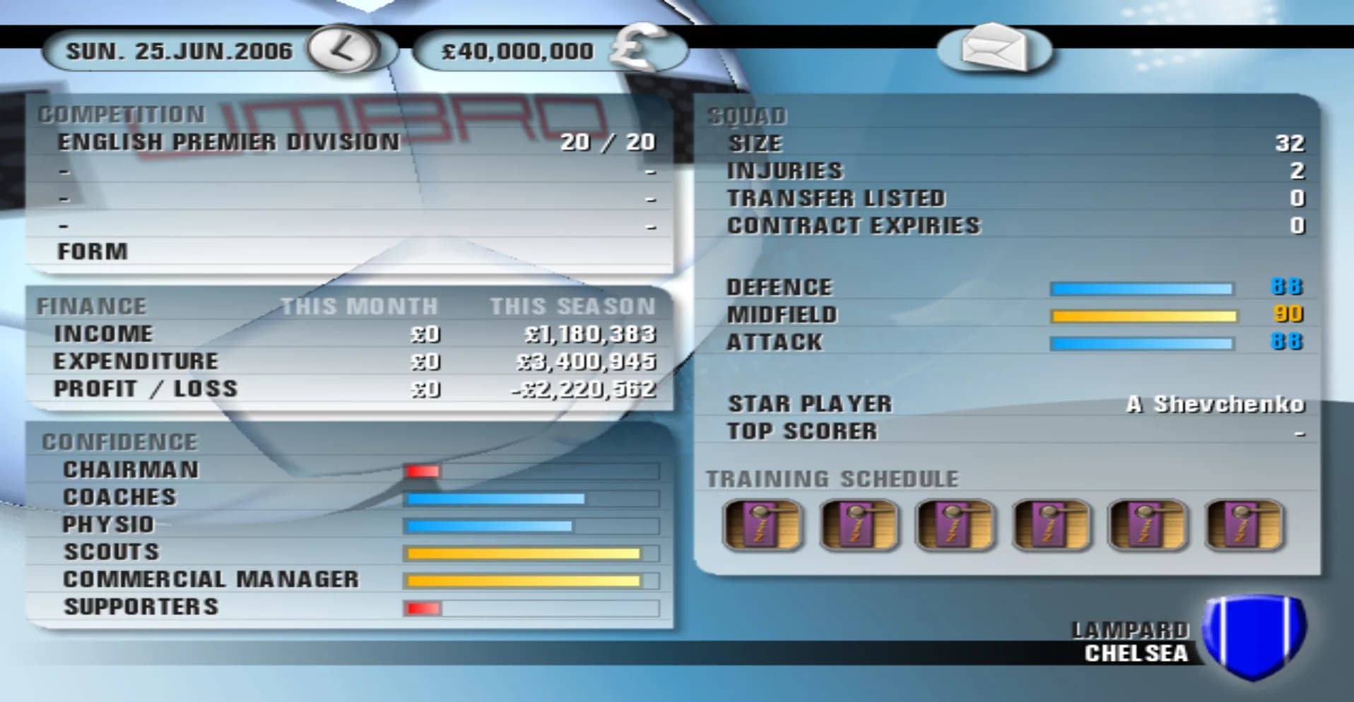 Premier Manager 06/07 görsel 3