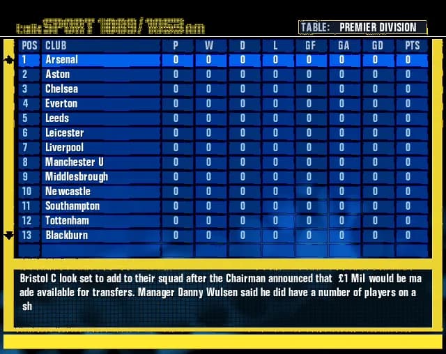 Premier Manager 03/04 görsel 7