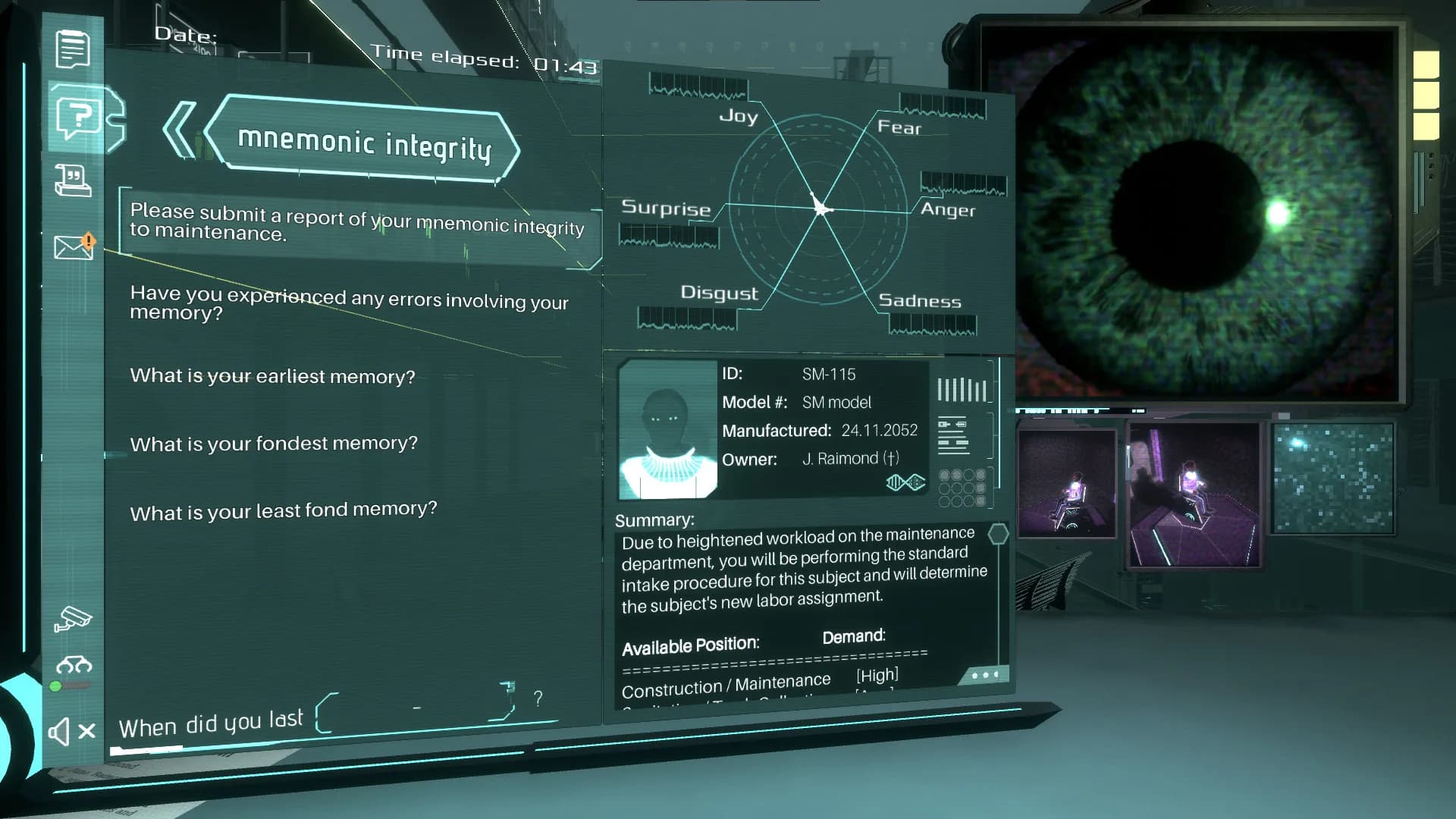 Silicon Dreams  |  cyberpunk interrogation görsel 2