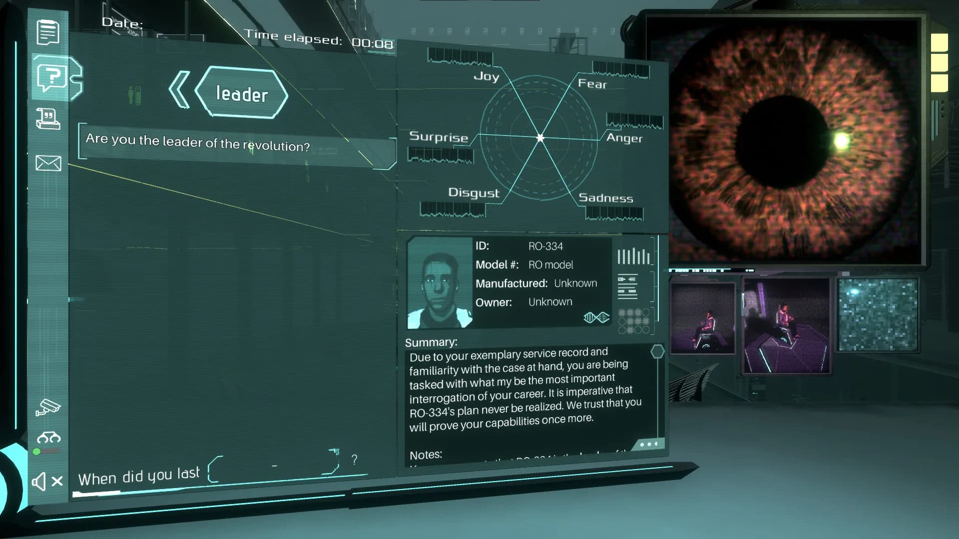Silicon Dreams  |  cyberpunk interrogation görsel 9
