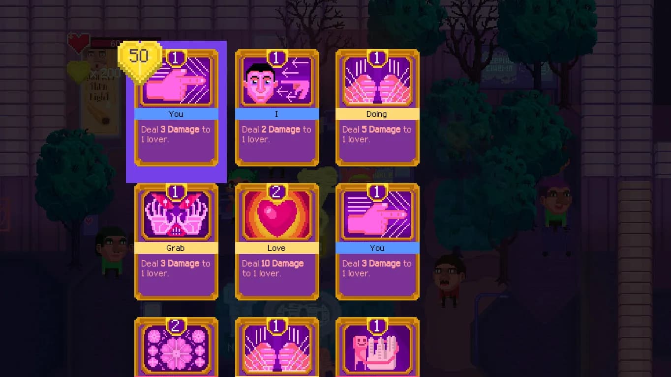 Fight with love - deckbuilder datingsim görsel 11