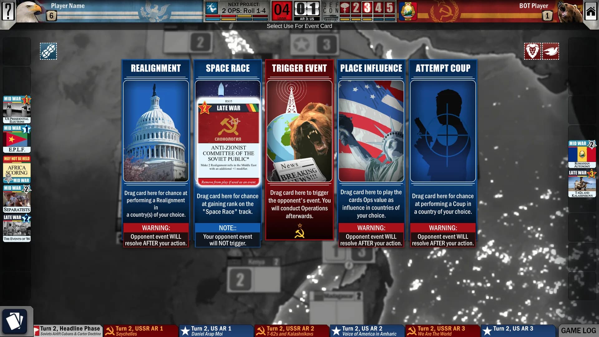 Twilight Struggle: Red Sea görsel 5