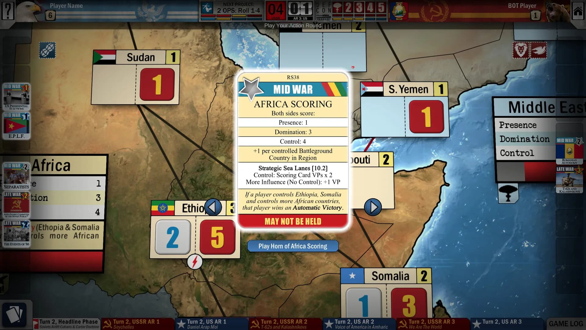 Twilight Struggle: Red Sea görsel 7