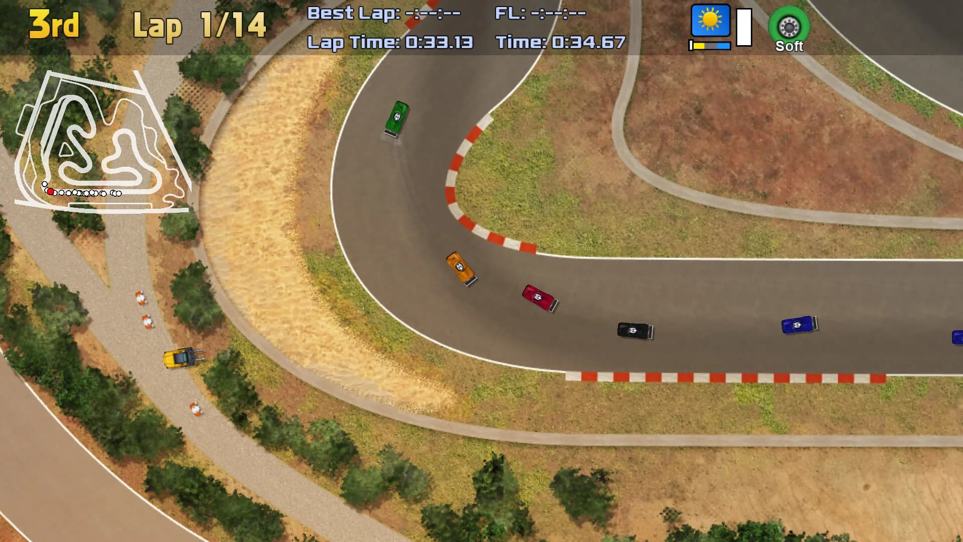 Ultimate Racing 2D 2 görsel 6