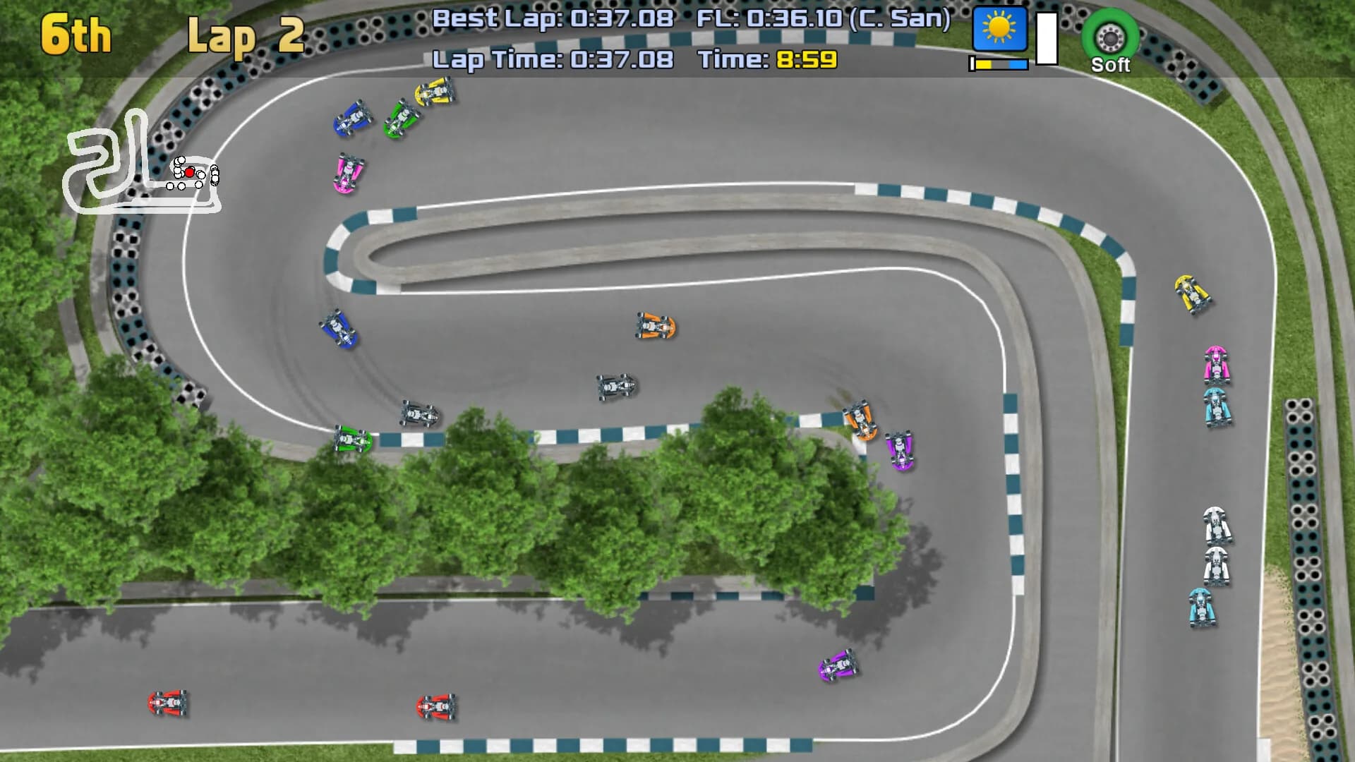 Ultimate Racing 2D 2 görsel 9