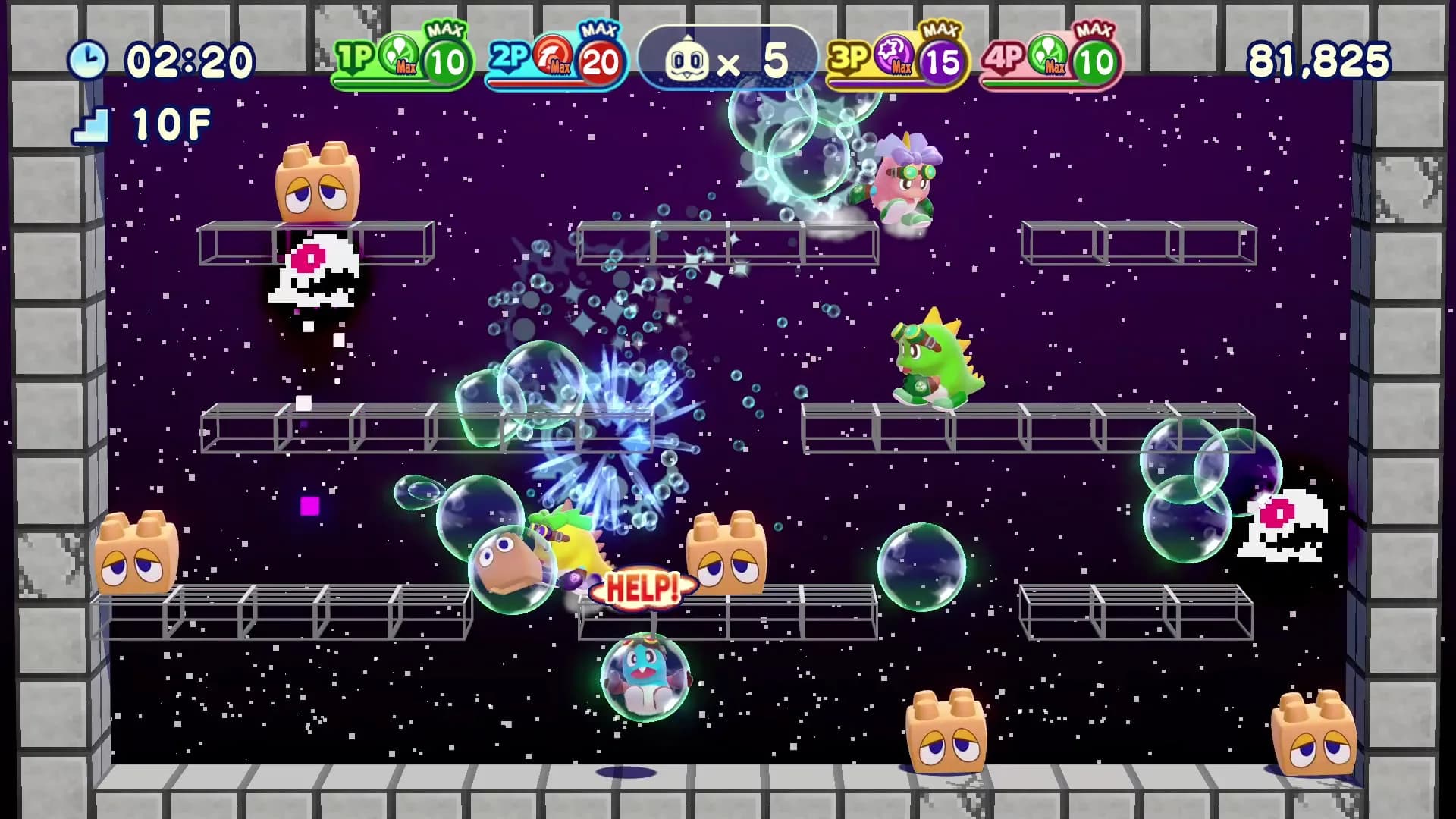 Bubble Bobble 4 Friends: The Baron's Workshop görsel 4