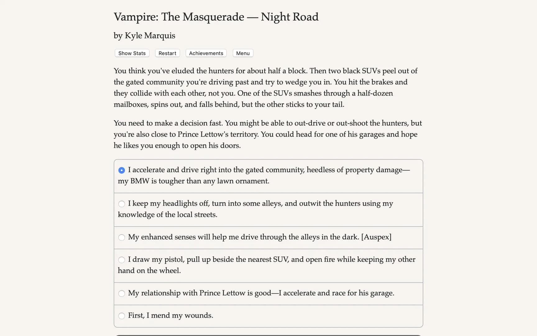Vampire: The Masquerade — Night Road görsel 5