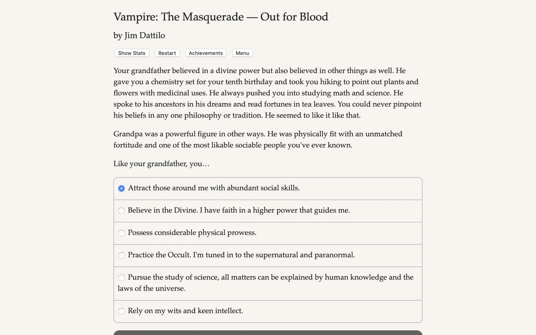 Vampire: The Masquerade — Out for Blood görsel 2