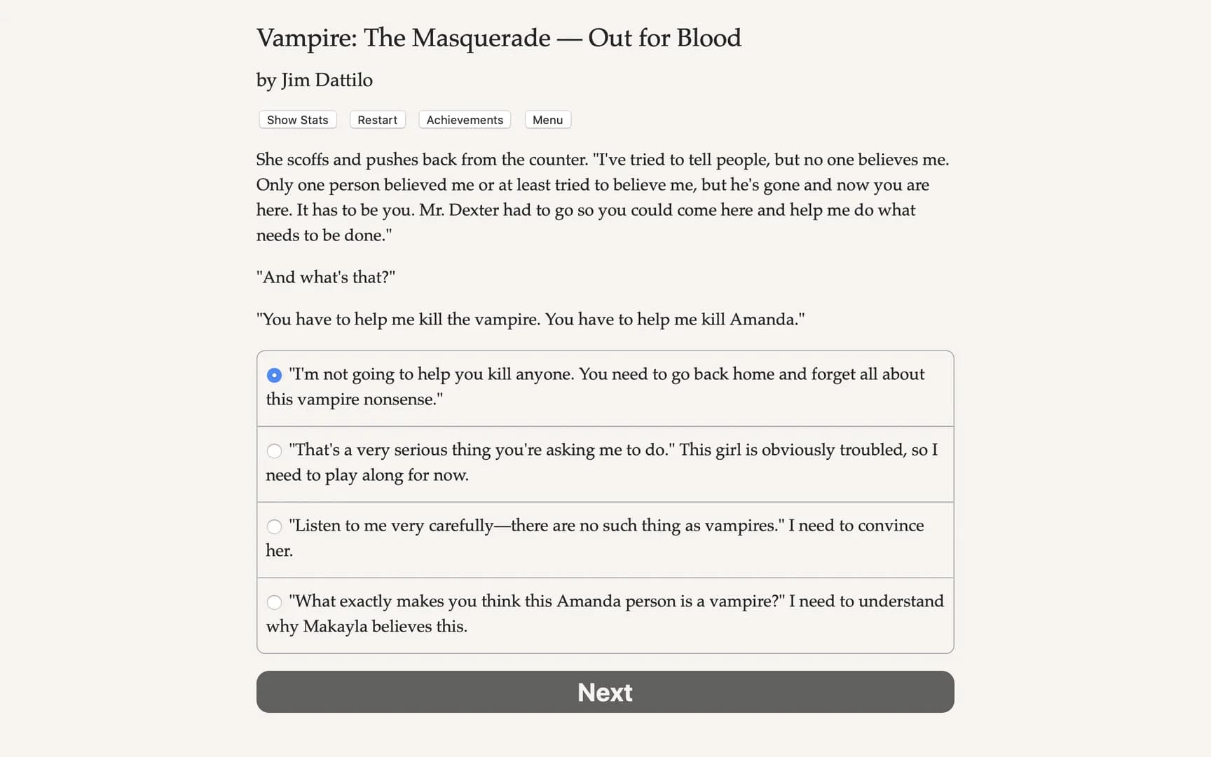 Vampire: The Masquerade — Out for Blood görsel 3