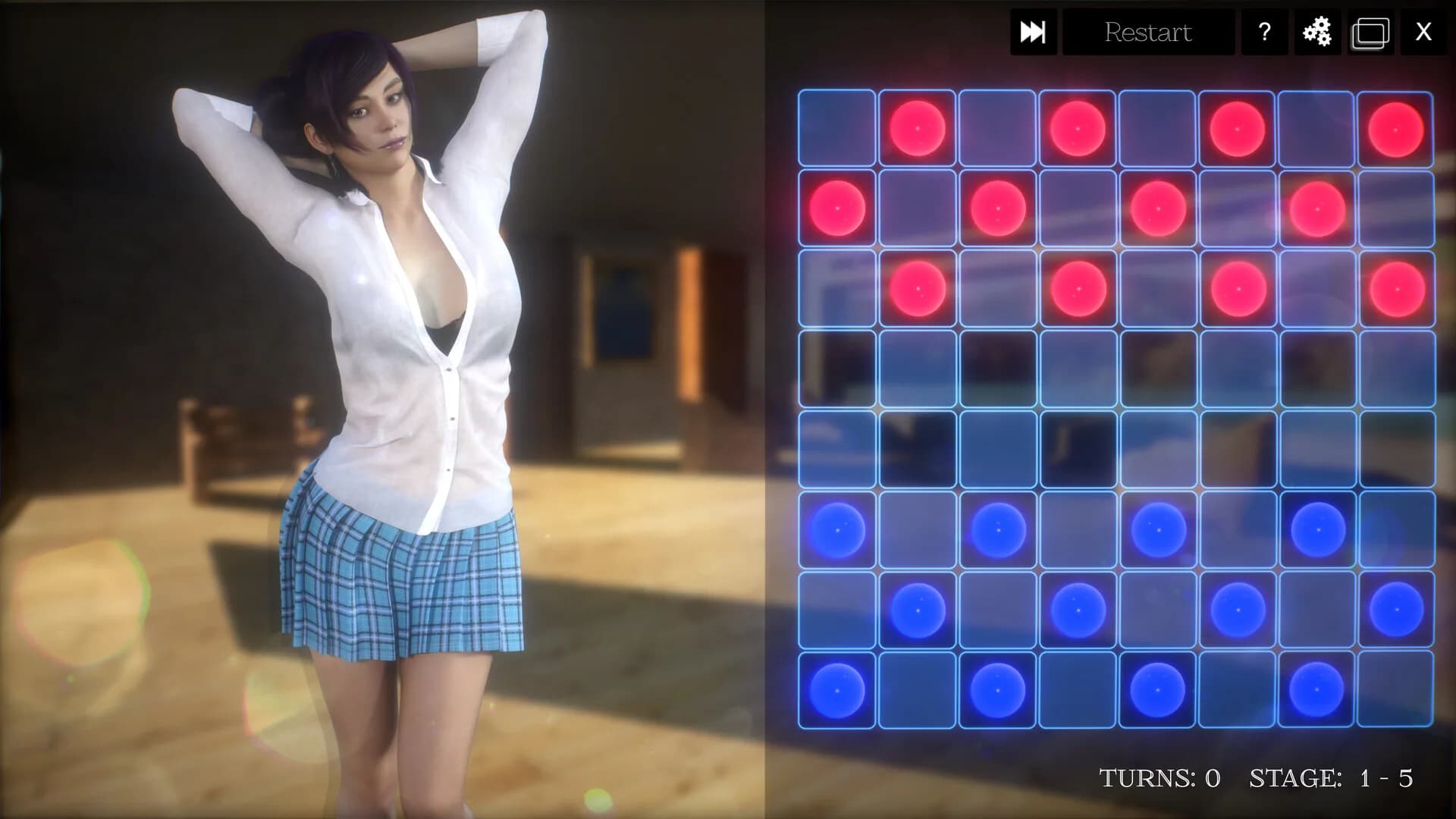 3D Hentai Checkers görsel 2