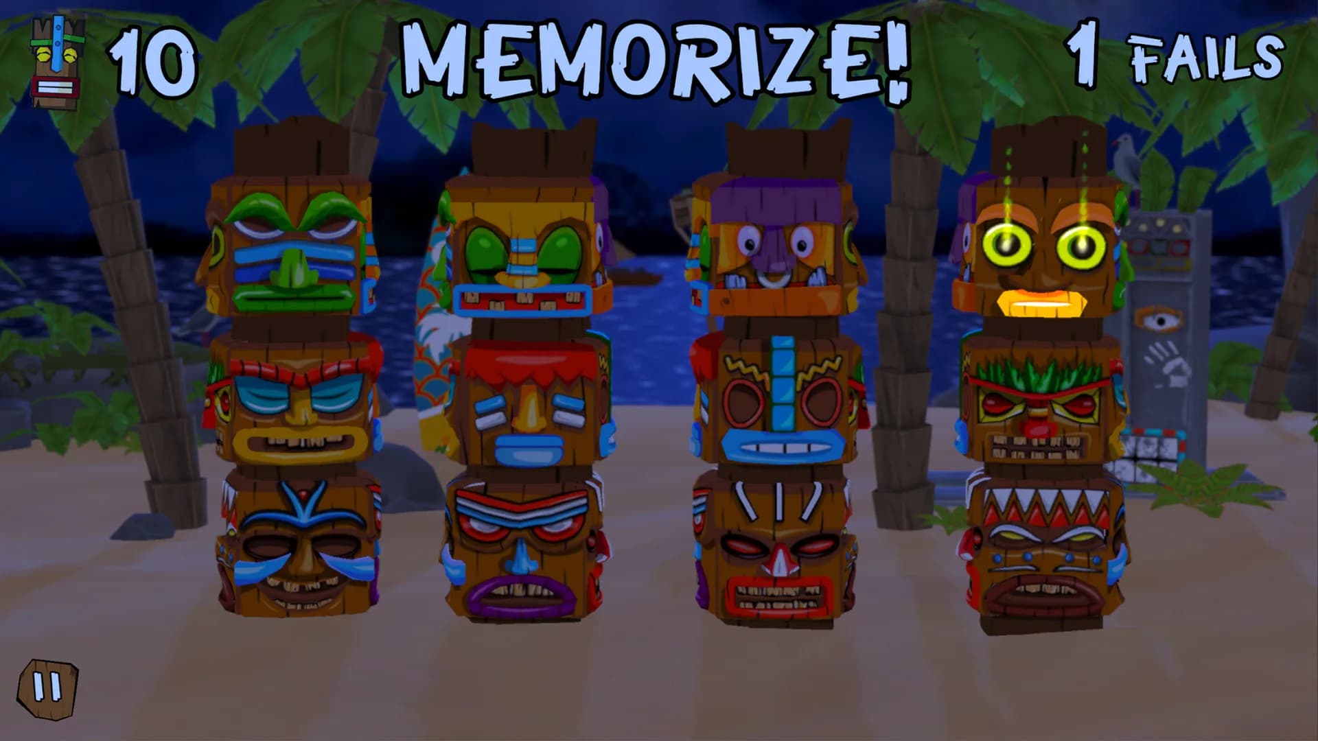 Tiki Tiki: The Tropical Memory Game görsel 2