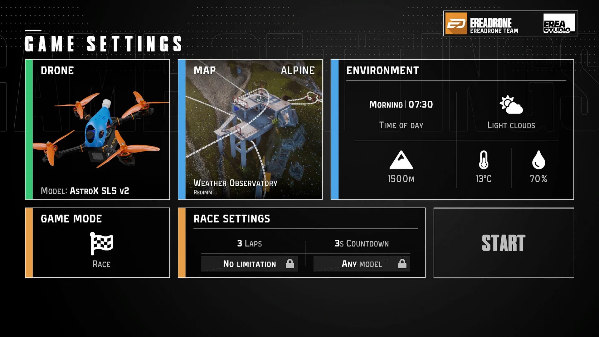 EreaDrone : FPV Drone Simulator görsel 14