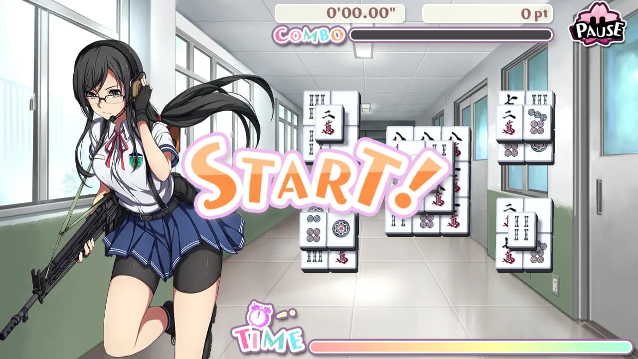 Bishoujo Battle Mahjong Solitaire görsel 2