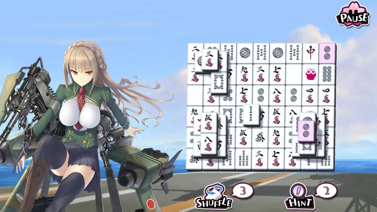 Bishoujo Battle Mahjong Solitaire görsel 3