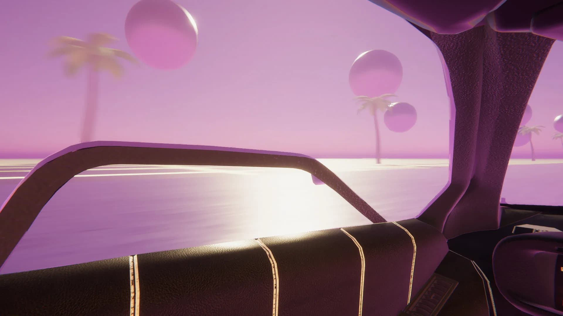 Vaporwave Road VR görsel 5
