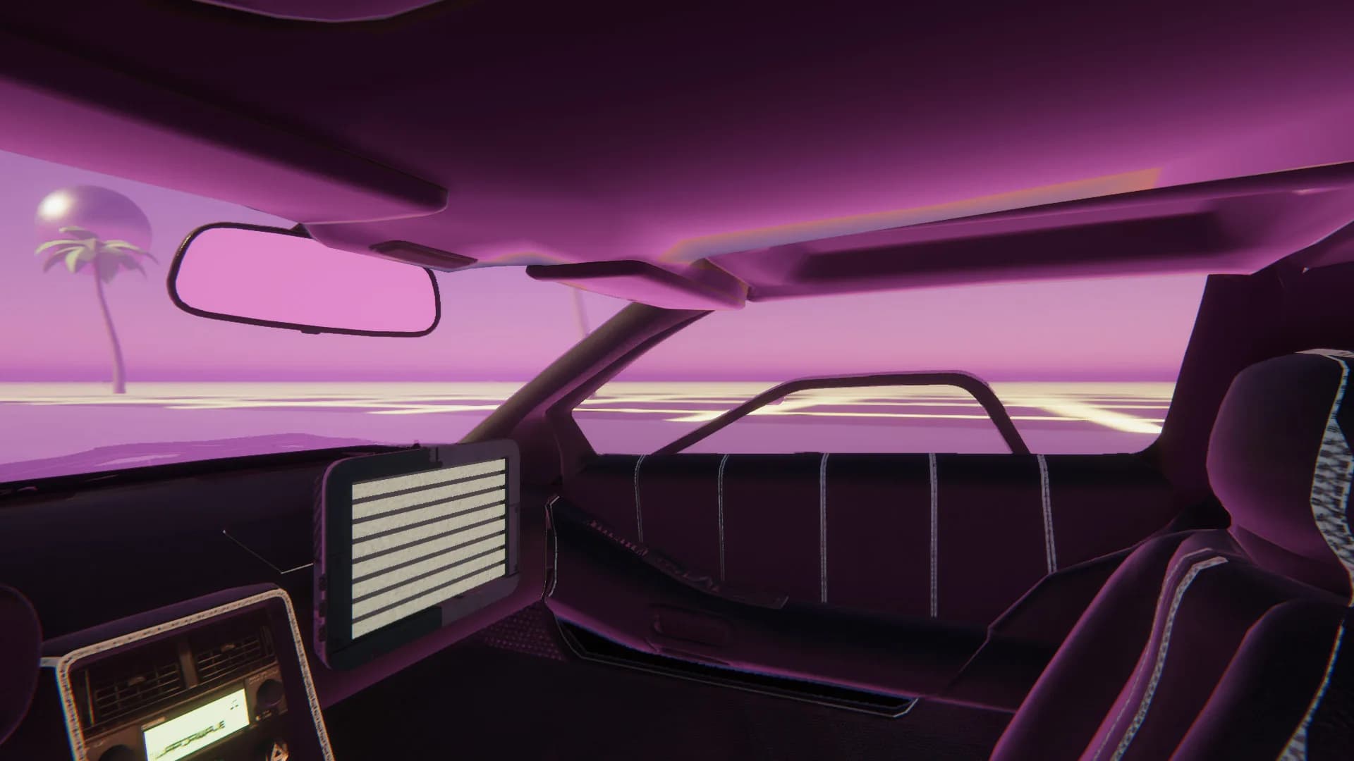 Vaporwave Road VR görsel 6